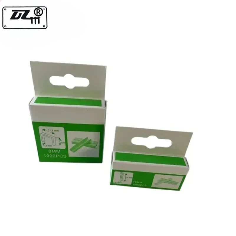 

Staples 1000Pcs/Box Metal Staples Binding Manual Staplers Gun Nails For Wood Furniture Household Use Herramientas Binding Tool