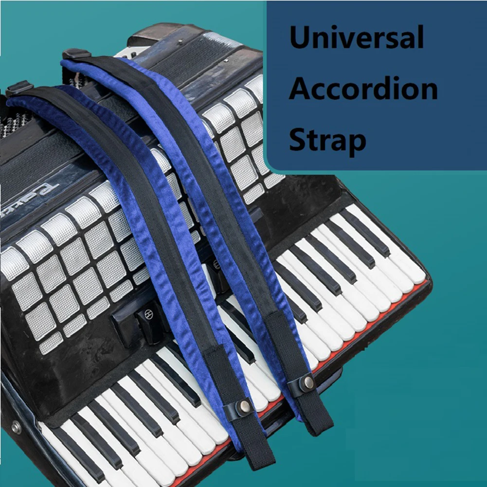 

1 пара, Наплечные ремни гармошкой, нейлоновые Наплечные ремни гармошкой, удобные ремни гармошкой для 16-120 басов, аксессуар гармошкой