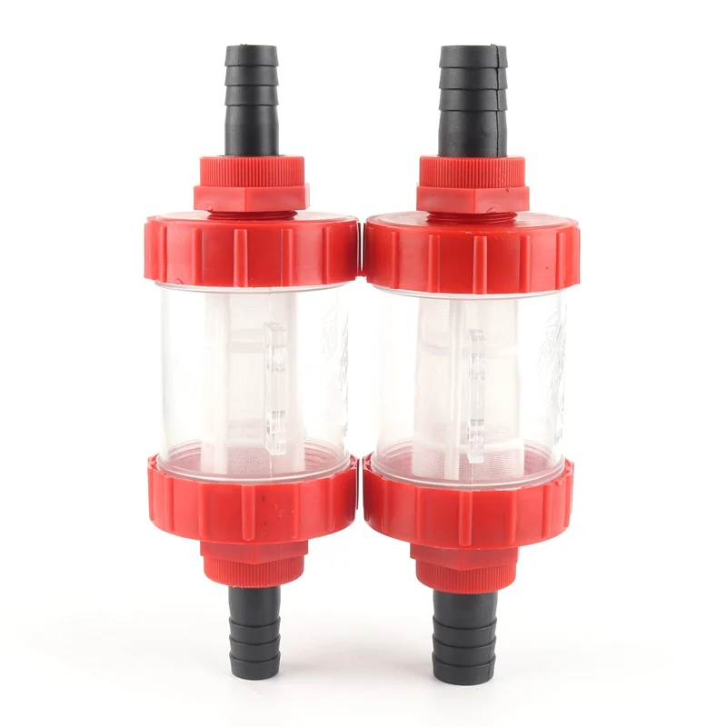 3/4 "(19mm) 1"(24mm) wąż do pompy tłokowej filtr rurowy wąż do wody opryskiwacz do nawadniania filtry chłonne akwarium przezroczysty filtr siatkowy