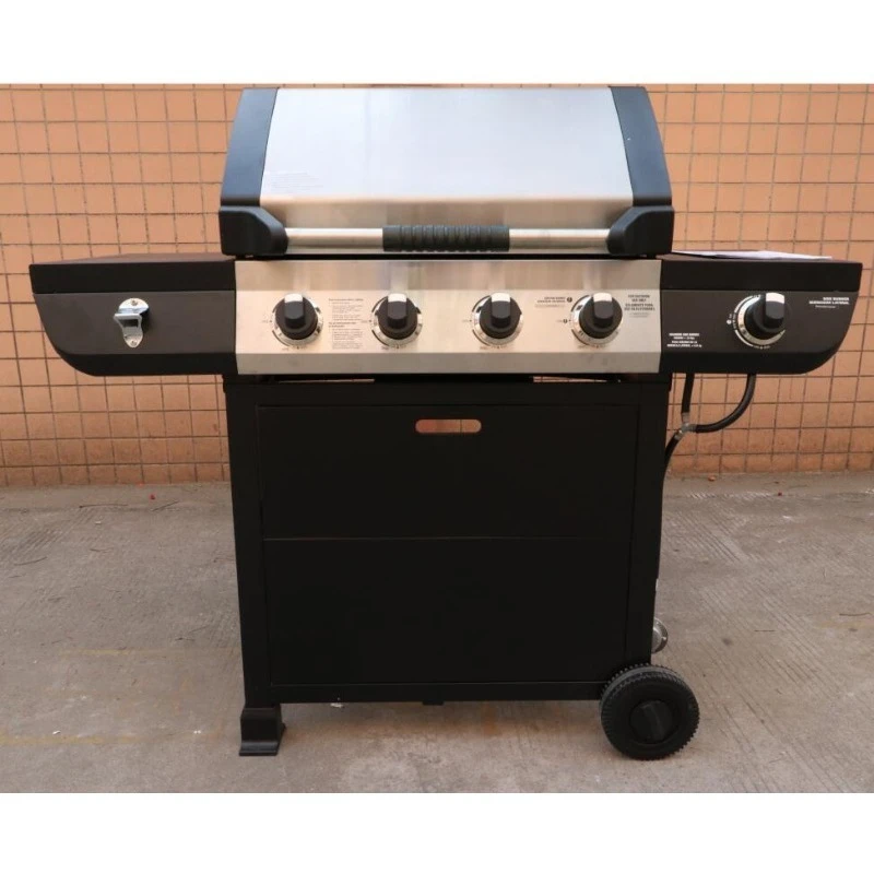 

Gas grill, courtyard villa grill rack