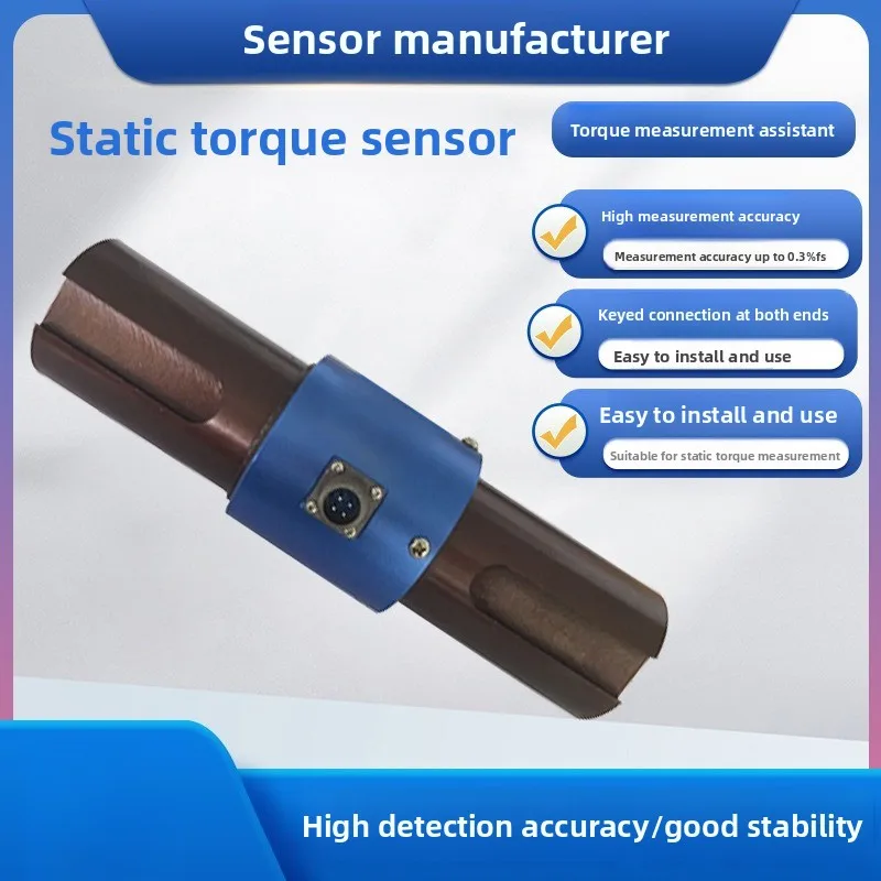 Static torque sensor torque wrench screw tightening force measurement control
