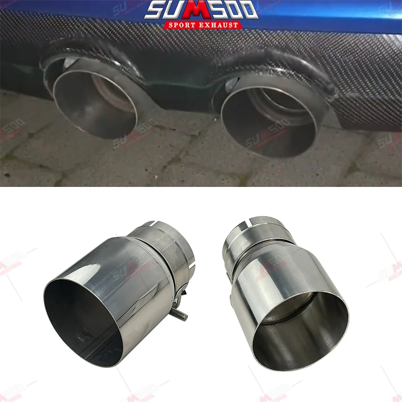 SUMSOO 4 Pieces Stainless Steel Exhaust tips for BMW F87 M2 F80 M3 F82 F83 M4 Direct Fit Exhaust Tip other auto engine parts