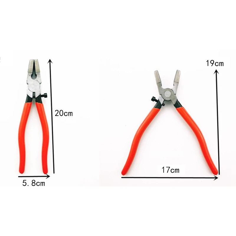 ABHI-60 Pcs 2.5Cm Key Fob Keychain Hardware With Pliers Tool Set For Wristlet Clamp Key Lanyard Making