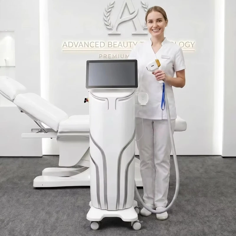 2000W Ultra-quiet Diode Laser Hair Removal 808nm 4D Titanium AI Skin Analysis Machine Professional Salon Use Epilator