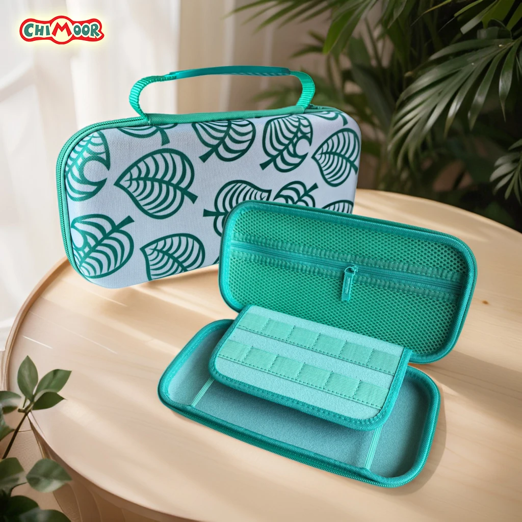 

Чехол Bright Leaf Crossing для Switch 2 — защитный чехол для хранения с 12 игровыми картриджами для NS 2