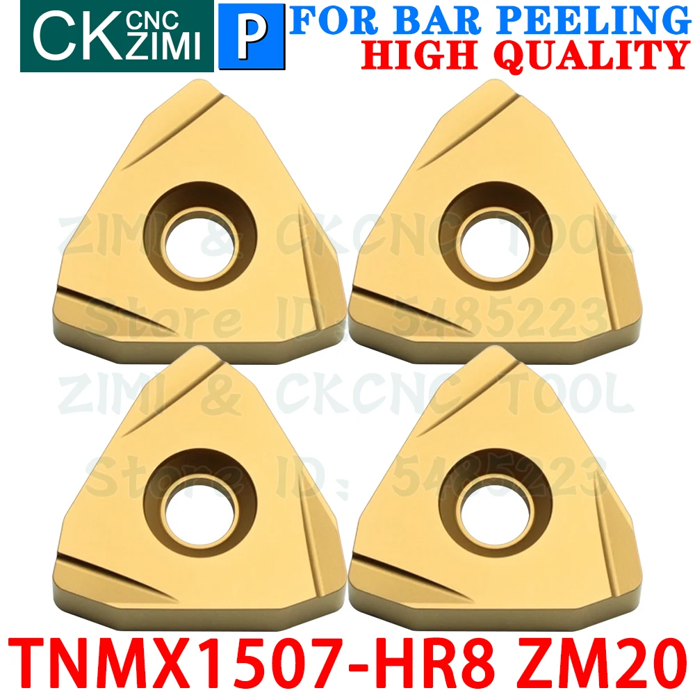 TNMX1507-HR8 ZM20 Carbide Inserts Skinning Turning Inserts Heavy Cutting Tool CNC Machine Cutter Tool Steel Pipe Peeling Knife