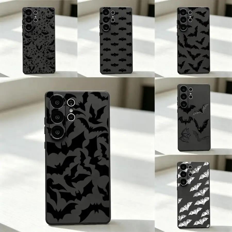 Bat Gothic Art Case for Samsung Galaxy S26 Ultra Note 20 8 9 10 S20 S23 S24+ S10 S9 S26+ S24 S21 FE S25 Plus S25+ Phone Cover