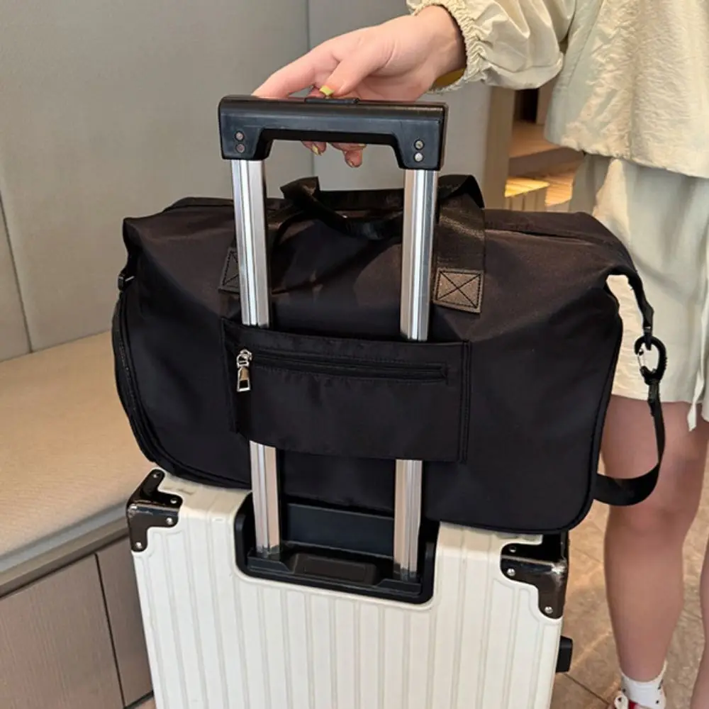 

Легкая нейлоновая тренировочная сумка для йоги, большая вместительная водонепроницаемая спортивная сумка для фитнеса, многофункциональная портативная дорожная сумка-тоут унисекс