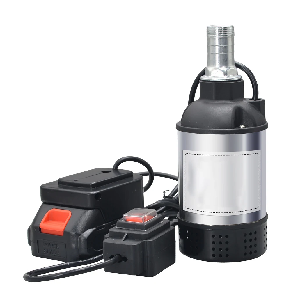 

Big Flow Rate Electric 45LPM 21V Lithium Battery Cordless Brushless Submersible Sump Pump Water Pump