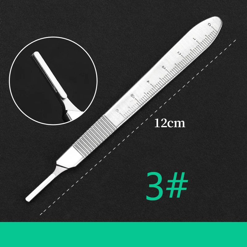 Stainless steel thickened surgical shank holder with scale 3 and 4