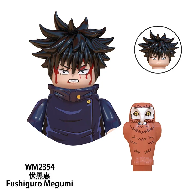 Anime WM6139 WM6140 WM6149 WM6201 Itadori Yuji Jujutsu Kaisen Set Mini Actionfigur Spielzeug Geburtstagsgeschenk Zubehör