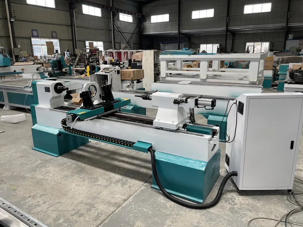 Woodworking lathe CA-1530, numerical control automatic woodworking lathe for billiard club production