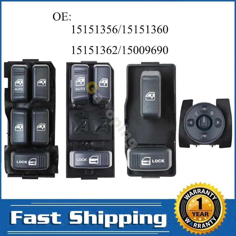 For Chevrolet Blazer Suburban S10 Tahoe For GMC Jimmy Car Power Window Switch Control Button 15009690 15151356 15151360 15151362