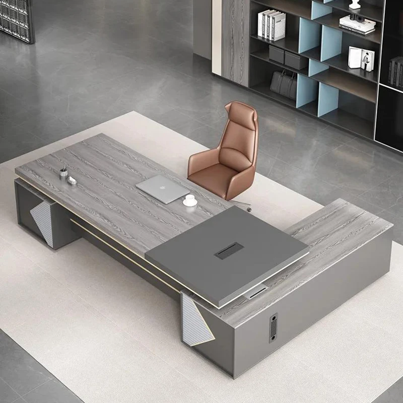 طاولة كمبيوتر حرفية، مكتب تنفيذي، سطح المكتب، الكتابة، المكتب المنزلي، عرض Qimink، استقبال بجانب السرير، أثاث الفندق Tavolino #4