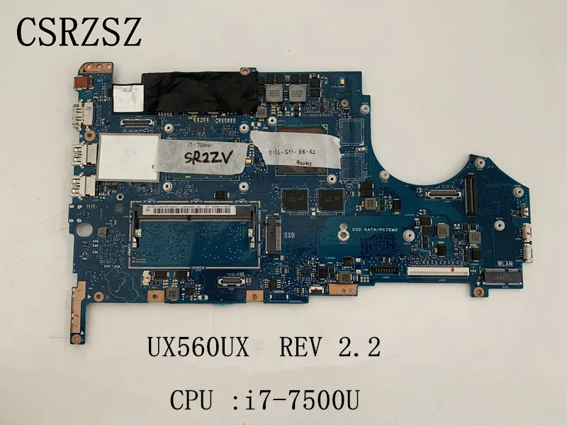 

For ASUS Original Laptop motherboard UX560UX Mainboard REV 2.2 Processor i7-7500u 100% Test ok