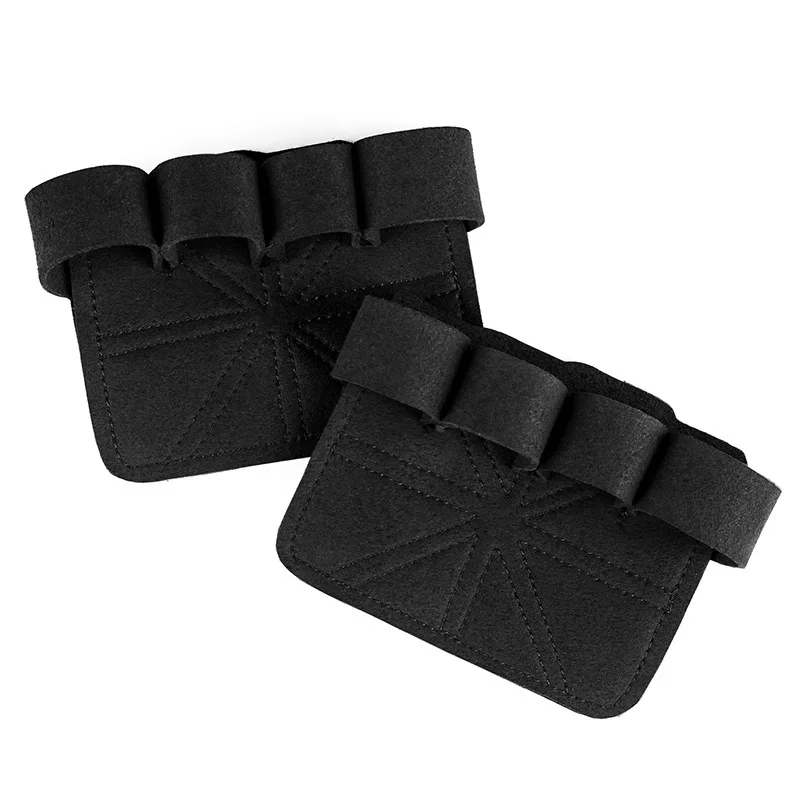 Rindsleder Gym Handschuhe Griffe Anti-Rutsch Gewicht Power Gürtel Hebe Pads Kreuzheben Gürtel Workout Crossfit Fitness Handschuhe Palm Schutz – Detail 8