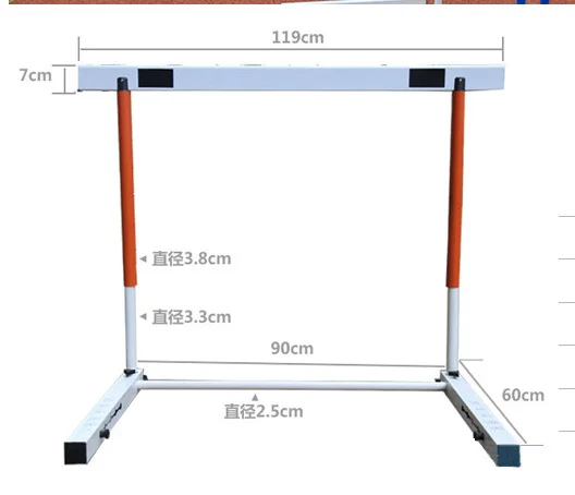 High-end Adjustable Aluminum Hurdles for School Track and Field Sports Training Wholesale Supply Adjustable Hurdles for Sports