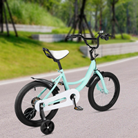 16 Inch Kids Cruiser Bike for Ages 2-7 Years Old Girls & Boys, Children's Bicycle with Training Wheels, Coaster Brake, Fenders