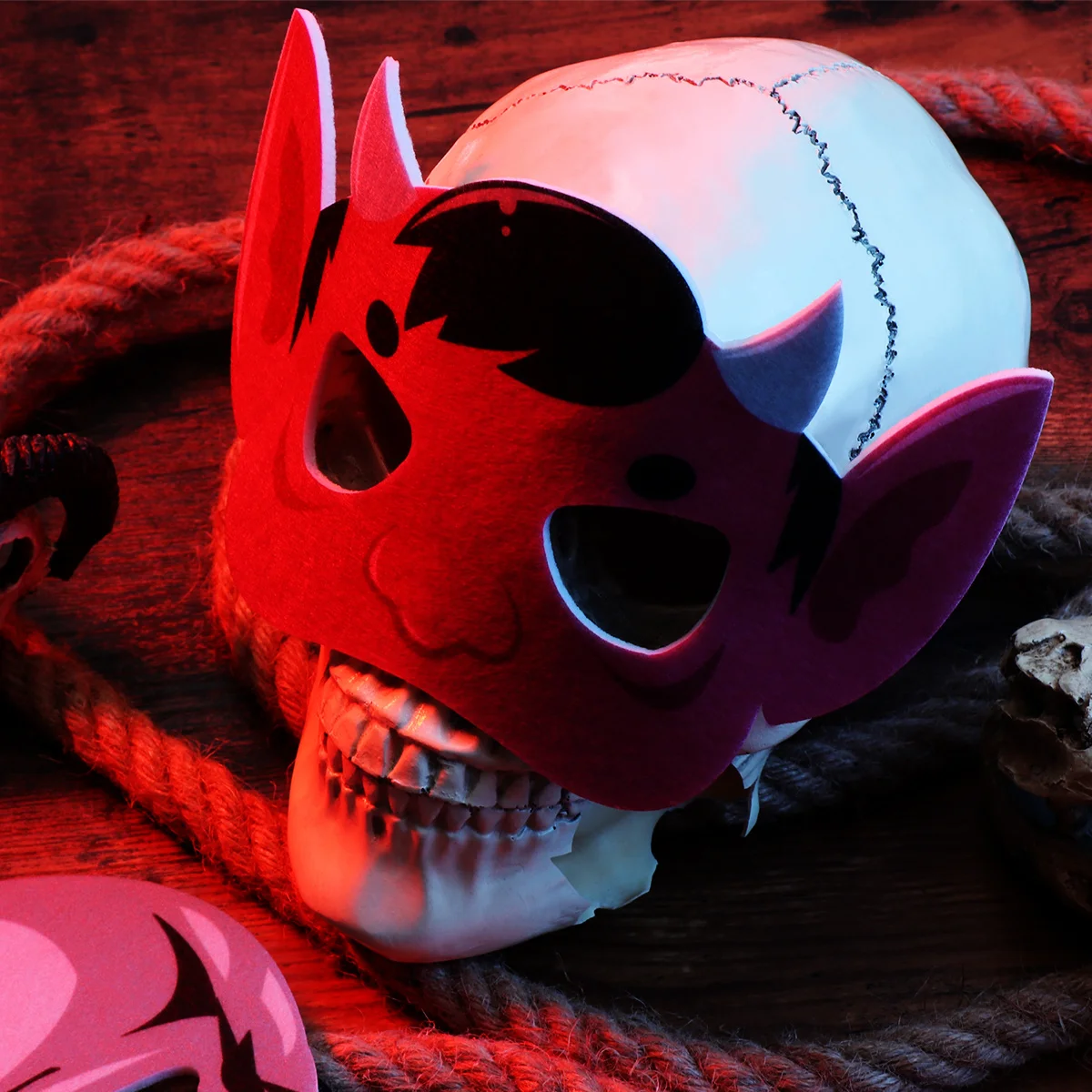 12 pezzi maschere cosplay di Halloween regolabili per bambini festa in maschera decorazioni per costumi divertenti maschera divertente maschera in maschera