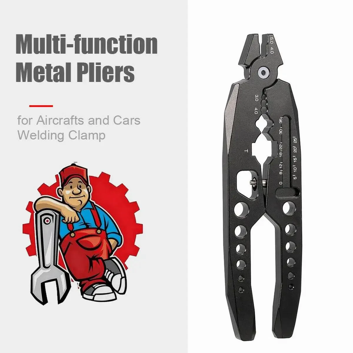 Metal Clamp Multi-function Shock Shaft Absorber Pliers Ball Head Pliers Clip For RC Car Tools Pliers for Traxxas HSP Car