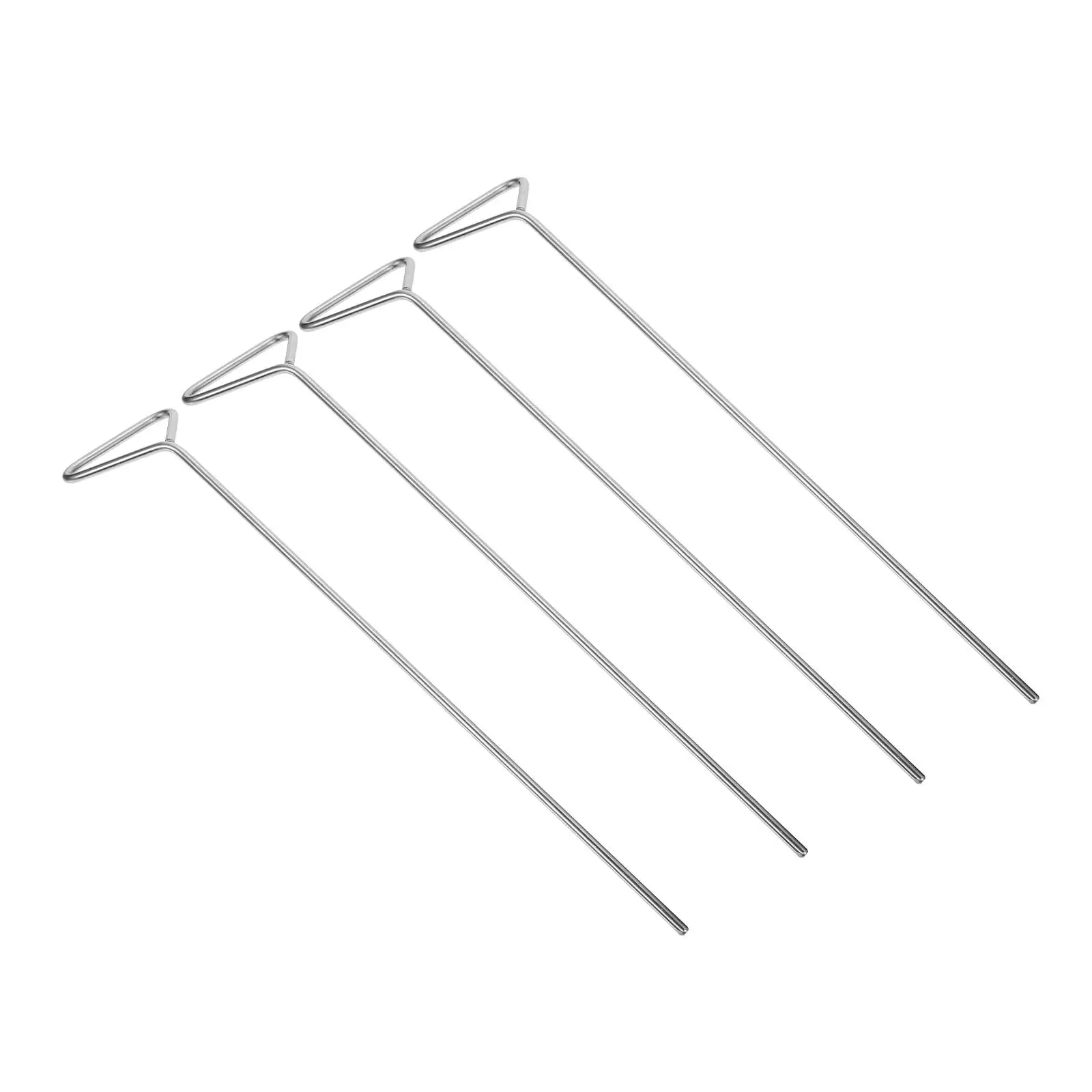 

4 Pcs Rod Set Stainless Steel Cell Lab Tool Reusable Laboratory Tool Petri Dish Supplies