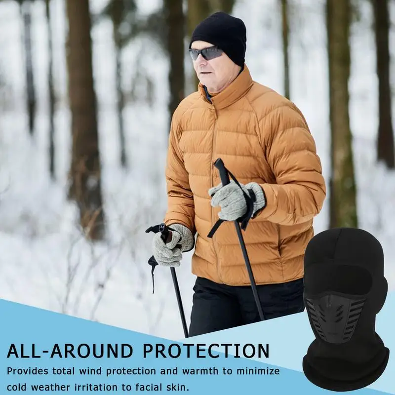 Winter Face Cover For Men Windproof Winter Face Cover Full Face Winter Hat For Men Women Winter Cold Weather Cycling Fishing