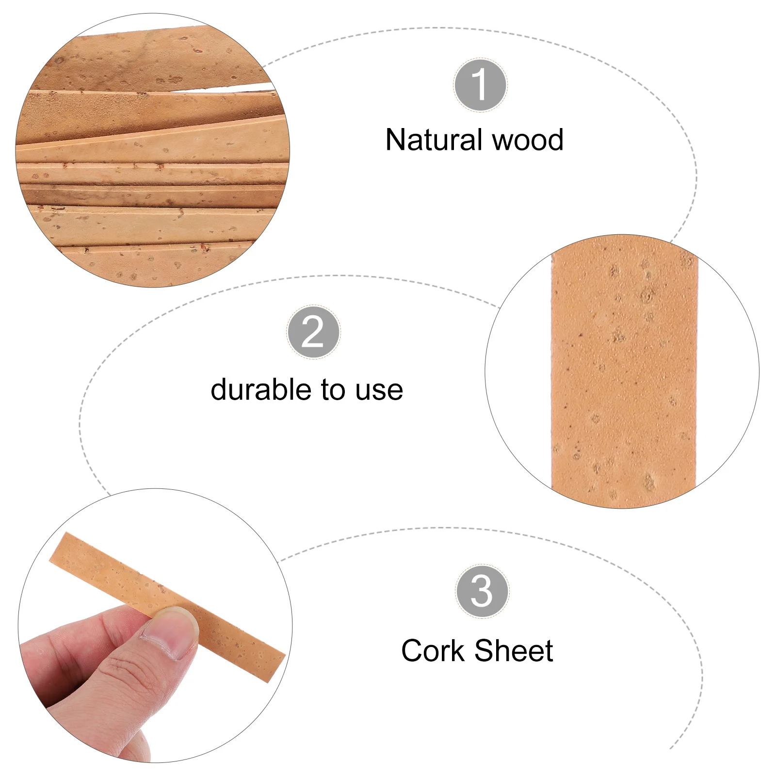 Cork Sheet For Clarinet Saxophone Flute Repair Replacement Parts Woodwinds Instrument Accessories Neck Joint Cork
