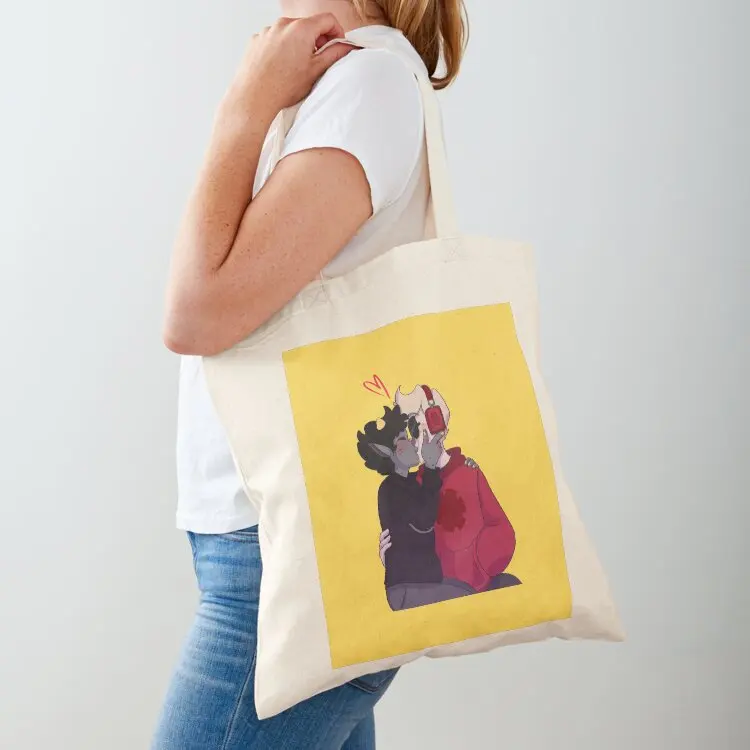 Homestuck - Davekat Smooches Tote Bag sacs de shopping Canvas bag hand bag tote bags aesthetic