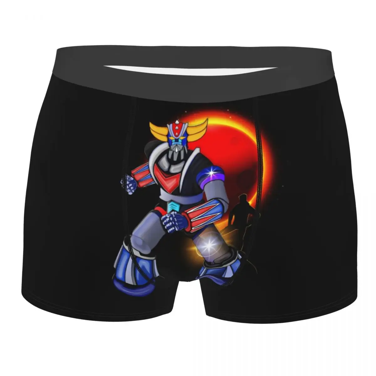 

Мужские боксерские шорты Goldorak Grendizer с 3D-принтом, дышащие, в стиле аниме, с изображением робота НЛО Goldrake Трусы-слипы