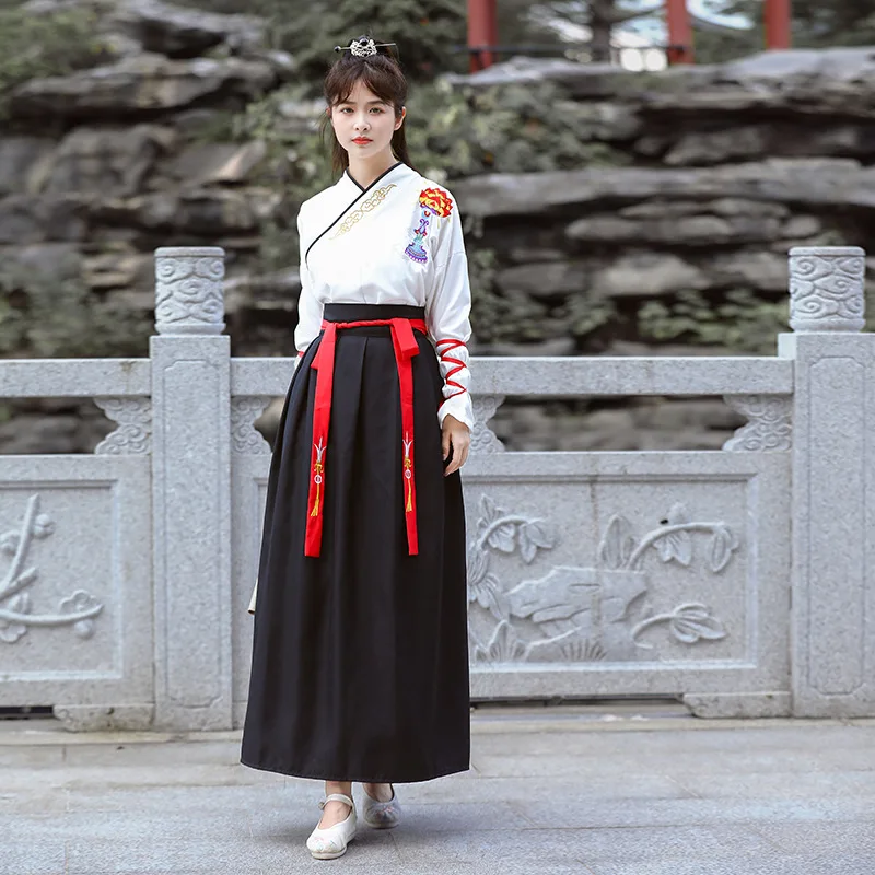 Newly Improved Ancient Costume Hanfu Male Female Immortal Martial Arts Suit Cosplay Costume Chinese Style Traditional Clothing view 5