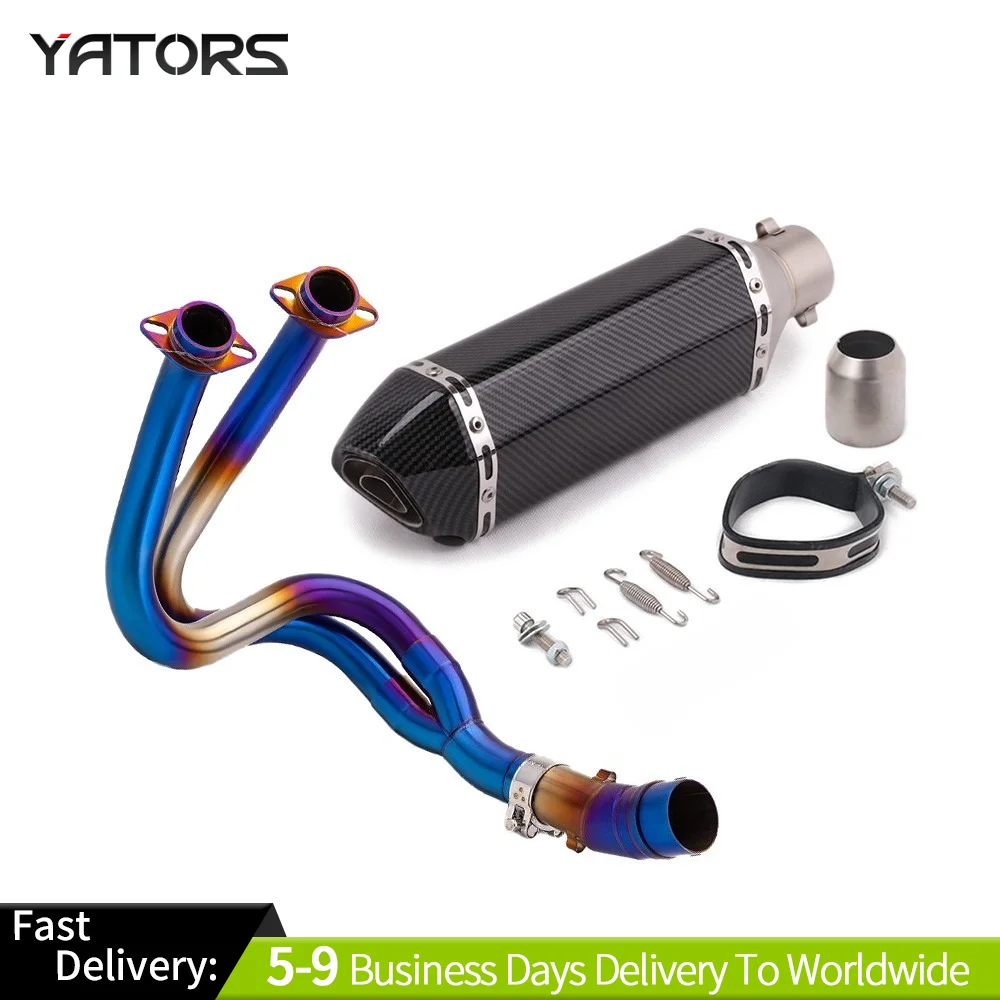 

For Kawasaki ER6N/6F Ninja 650 F/R 2012-2024 Exhaust Pipe Slip On 51mm Mufflers Exhaust Systems