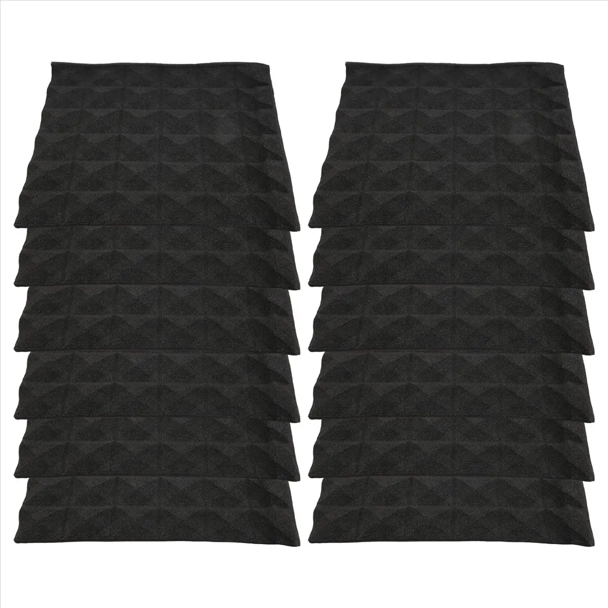 A58Z 12Pcs 30X30X5CM Sound Insulation Insulation Foam for Recording Studio Piano Room Sound Insulation Foam