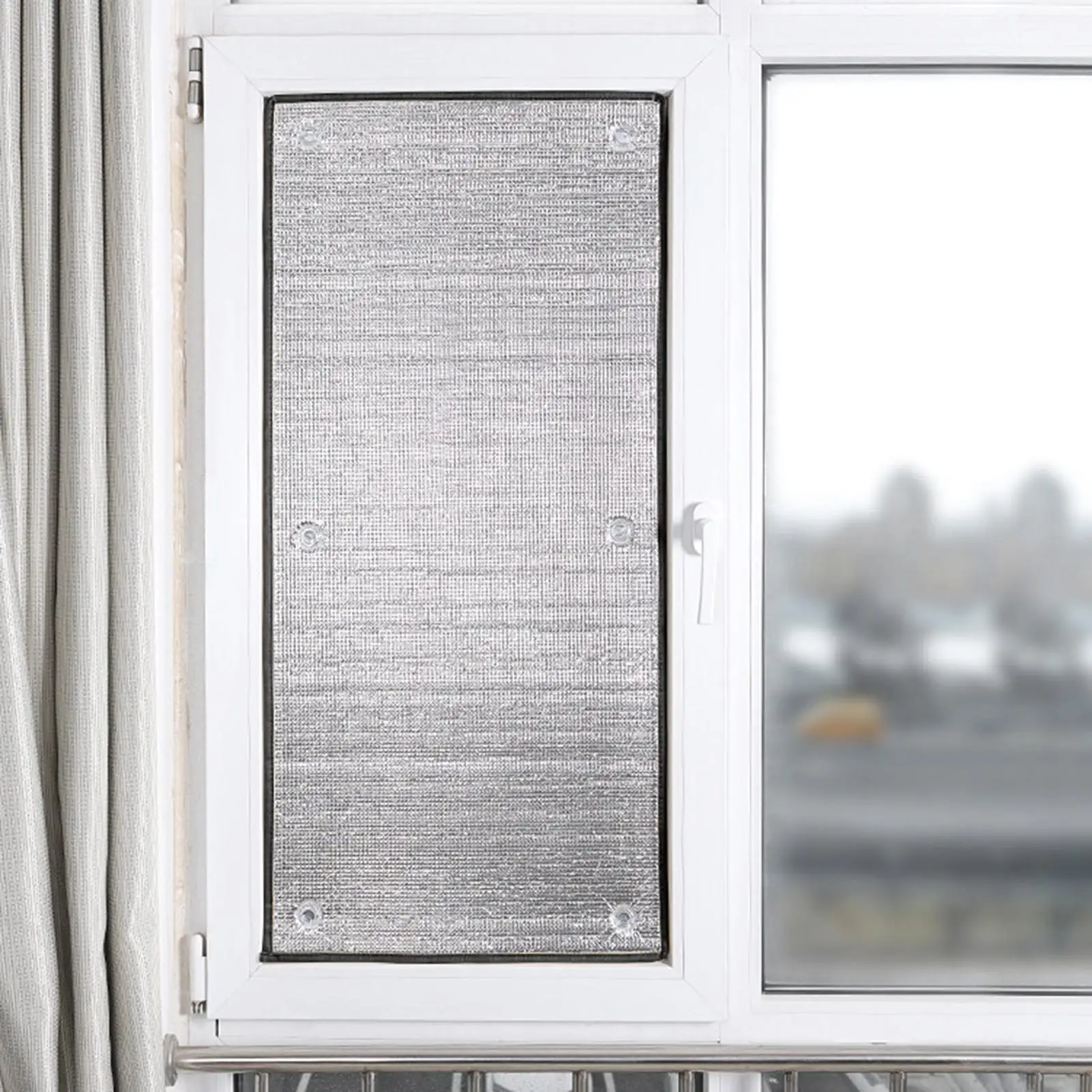 UV Blocking Window Film Reusable Room Darkening Privacy Protection House Window Tint Heat Blocking for Home Office Bedroom