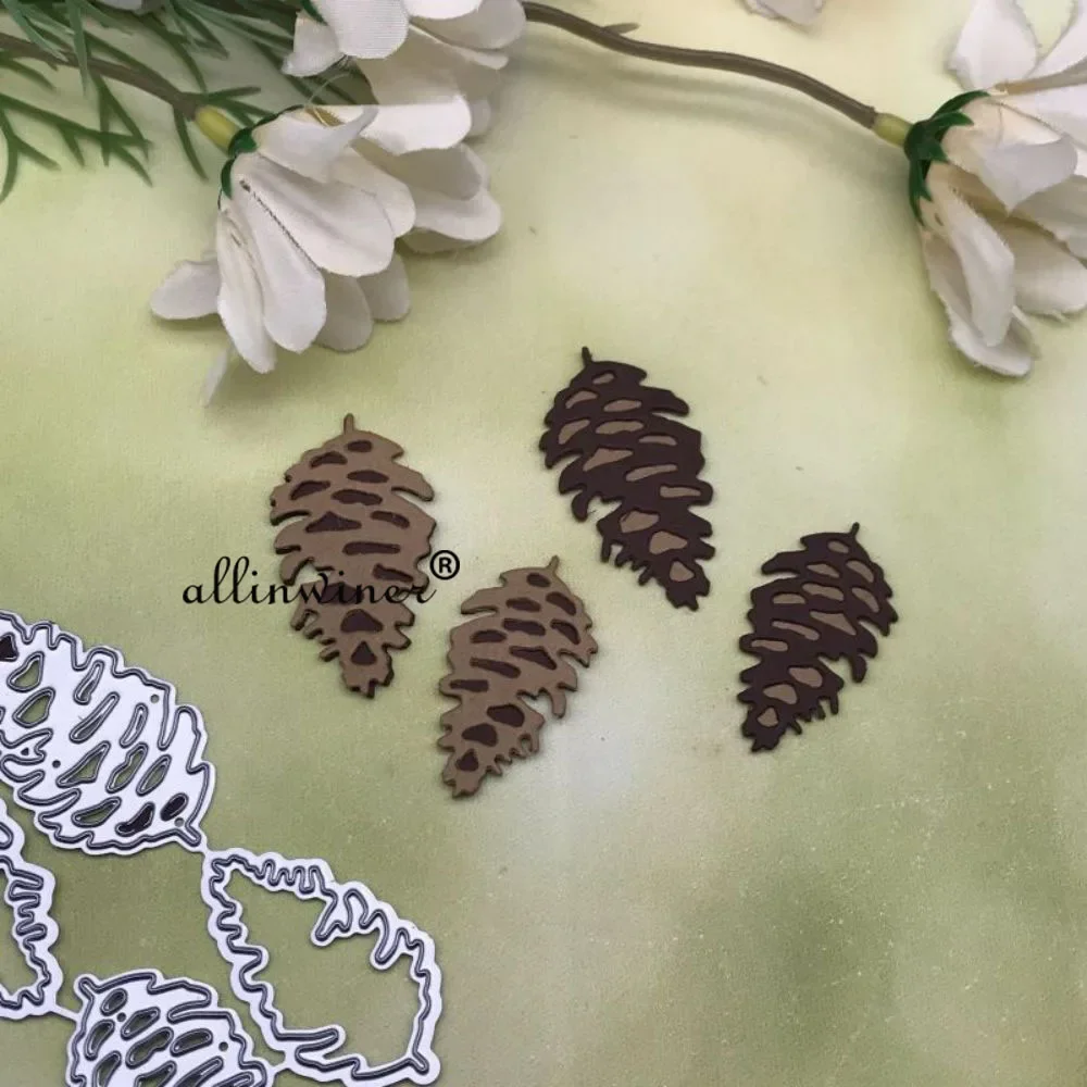 Pine cone decoration Metal Cutting Dies for DIY Scrapbooking Album Paper Cards Decorative Crafts Embossing Die Cuts