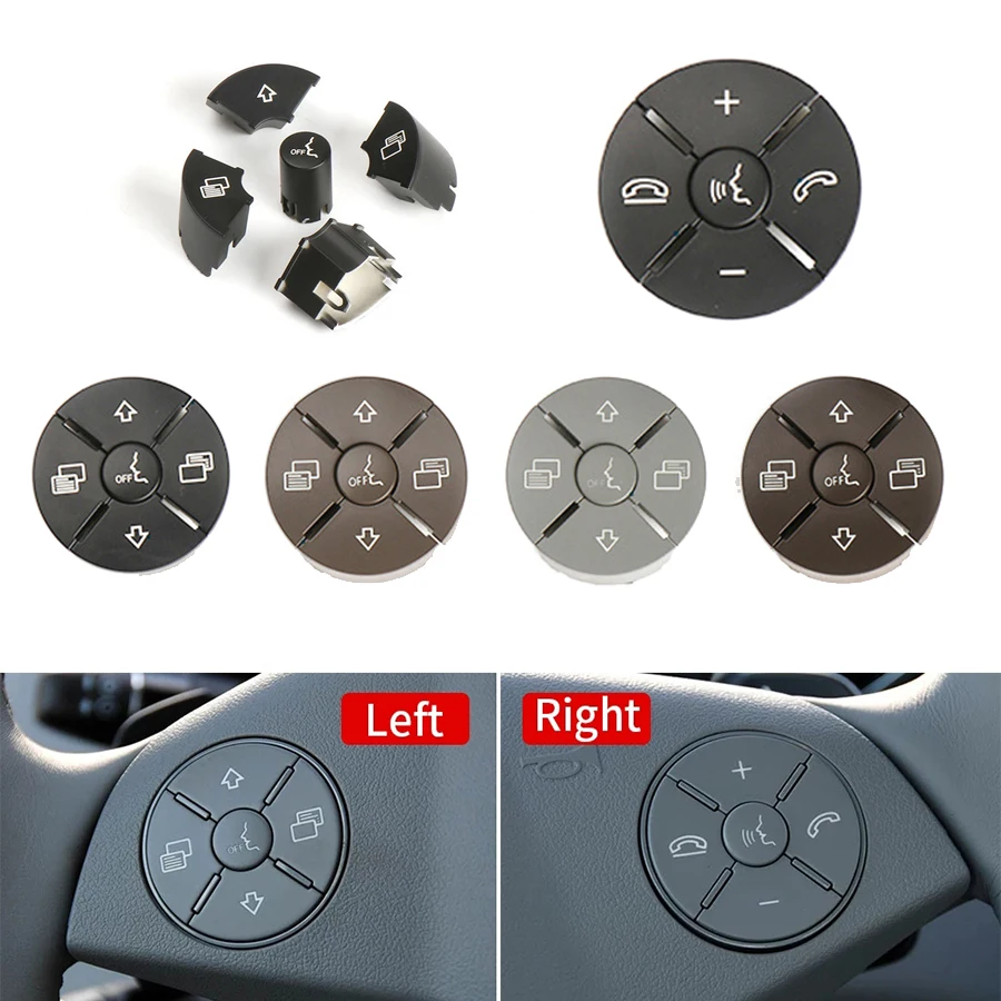 Car Multi-function Steering Wheel Buttons Kit Phone Control Keys For Mercedes Benz ML GL-Class W164 R-Class W251 1648700658