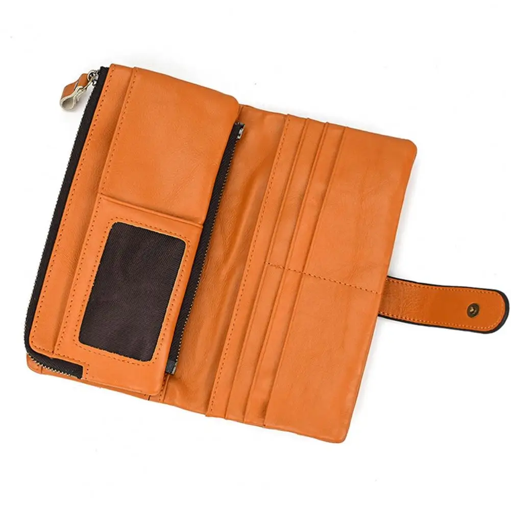 Cartera blindada Rfid Cartera retro para padre con organizador impermeable Rfid Múltiples ranuras para tarjetas para hombres de imitación para mujeres