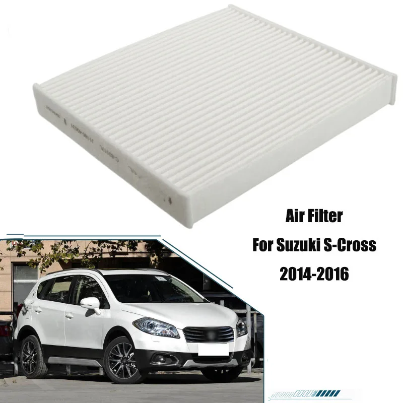 

Activated Carbon Cabin Air Filter For Suzuki S-Cross 2014-2016 Alivio Ciaz Vitara 1.6L PM2.5 Odor Removal AC Filter Replacement