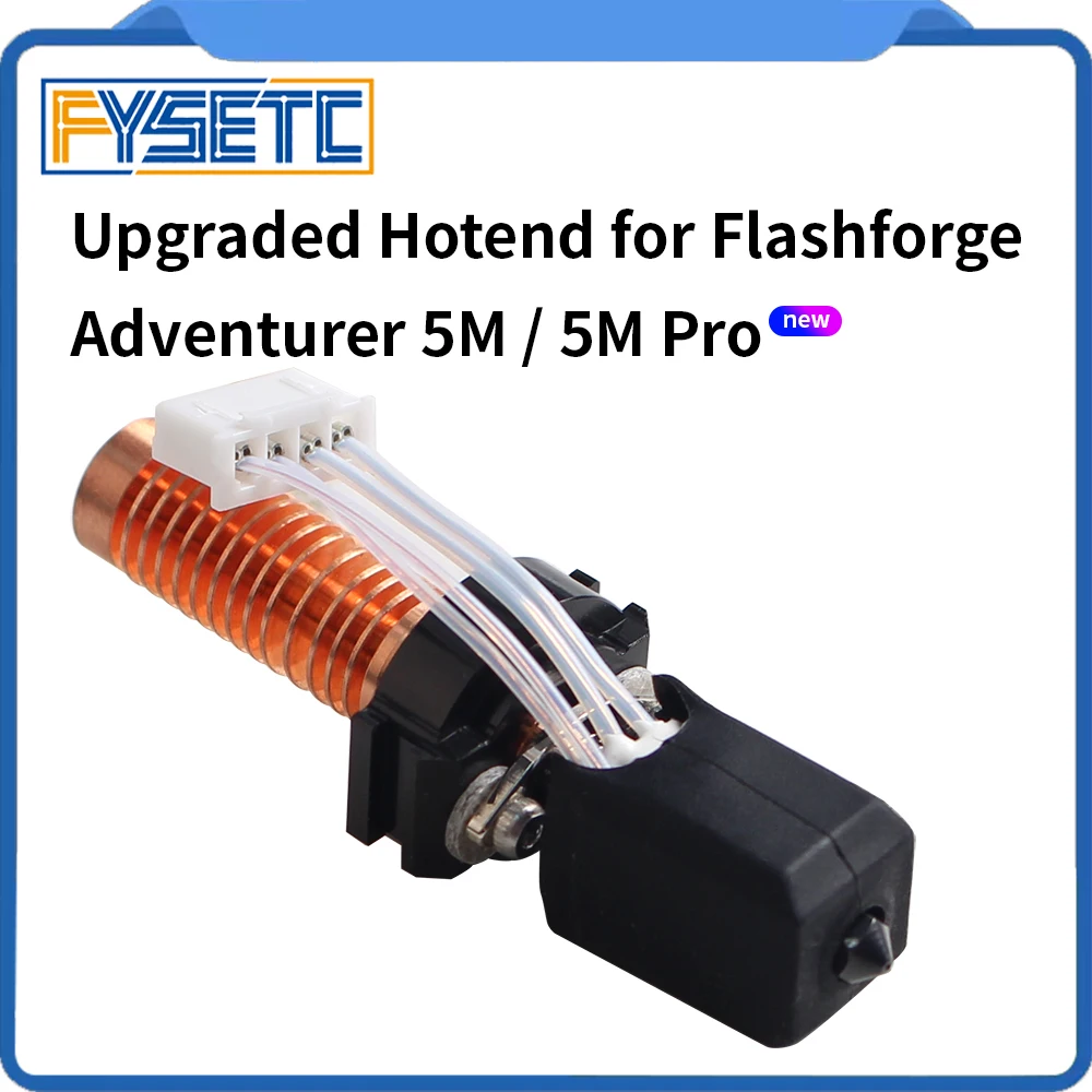 

Для Flashforge Adventurer 5M/5M Pro Caremic Hotend, быстрый нагрев, модернизированный Hotend для экструдера 5M, сменные детали