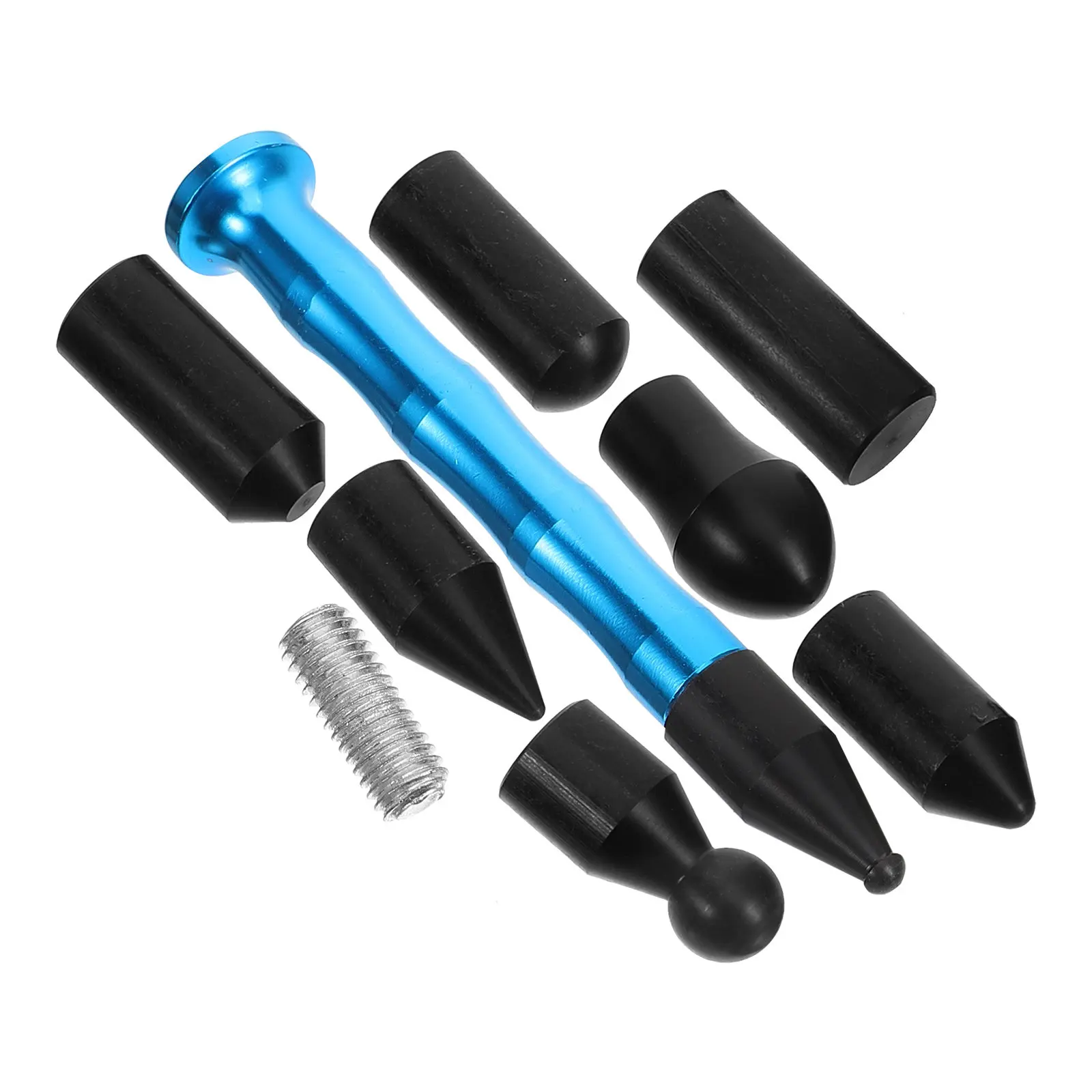 1Set Car Body Repair Tools Sturdy Dent Removal Tap Down Pen Replacement Tips Automotive Surface Repair Tool Kit