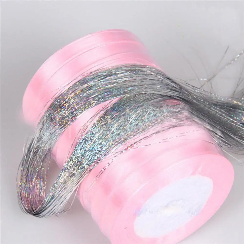 80cm Hair Tinsel Bling Extension Glitter Sparkly Highlight Streak Night Club Party Girls Sparkly Streak Clubbing Rainbow Hair