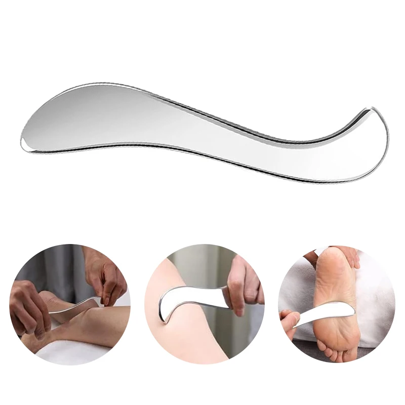 

Muscle Fascia Scraper Stainless Steel Gua Sha Massage Tool IASTM Tool Soft Tissue Mobilization Physical Therapy Reduce Pain