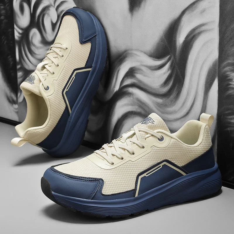 

Новое поступление, мужская спортивная обувь с широкими ногами, противоскользящая и удобная мужская прогулочная обувь, прогулочная обувь с мягкой подошвой