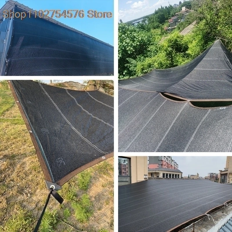 19.68FT*19.68FT Garden Anti-UV HDPE Sunshade Net Shade Cloth Greenhouse Patio Lawn Swimming Pool Sun Shade Fabric Mesh Cover