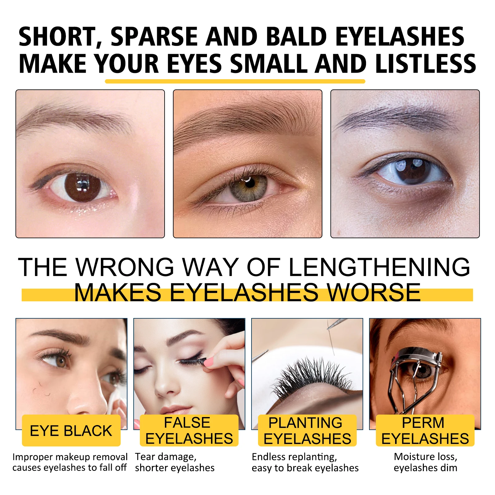 Eyebrows Growth Liquid Hair Fast Longer Fuller Thicker Usma Grass Serum Hair Loss Treatment Product Prevent Baldness Makeup New