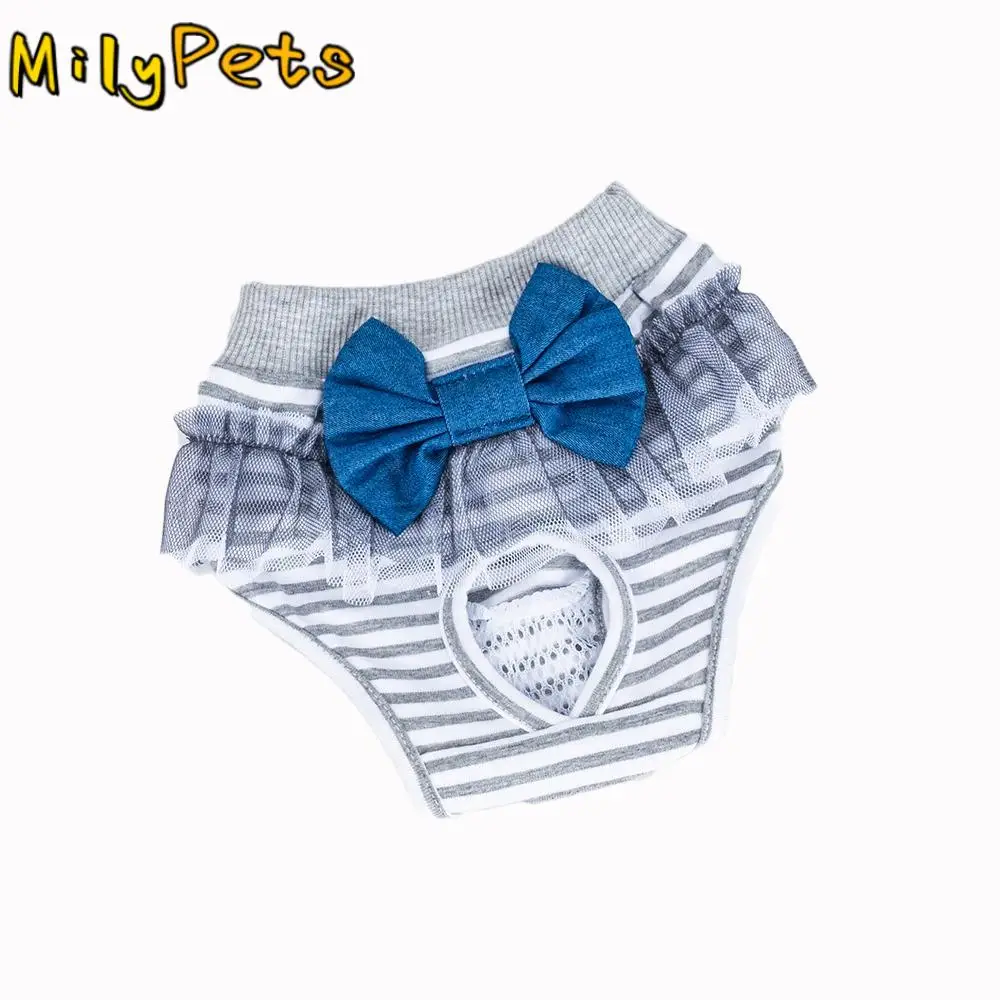 

Skin Friendly Lace Pet Physiological Pants Washable Underwear Dog Menstrual Pant Diaper Dog Clothes Cat Shorts For Dog/Cat