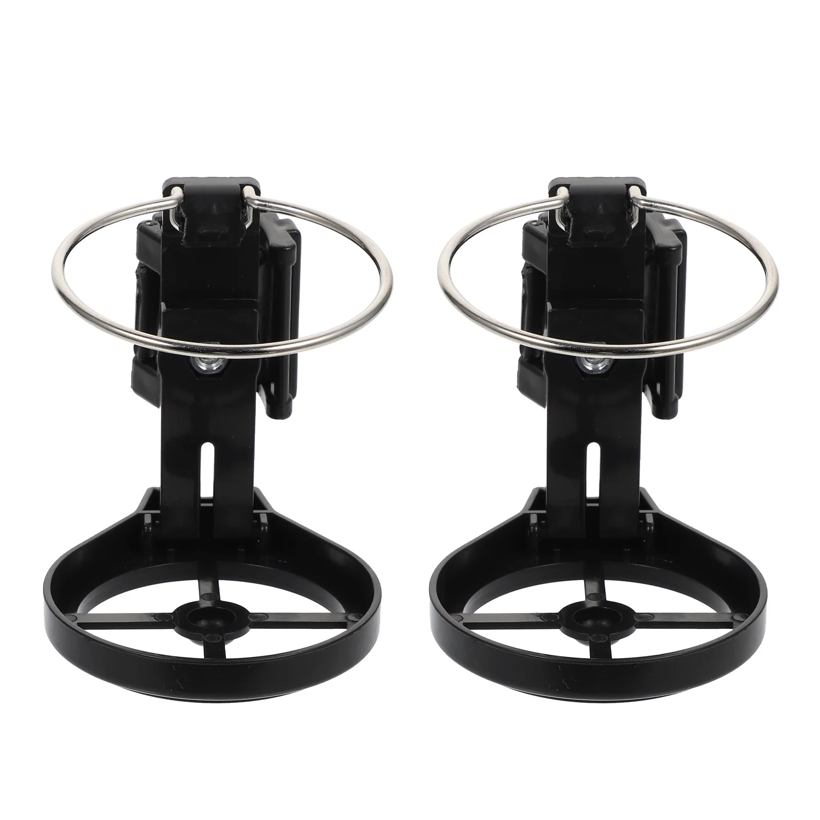 

2Pcs Portable Folding Fishing Chair Cup Holder Stainless Steel Water Bottle Rack Outdoor Practical Fishing Box Cup Holder