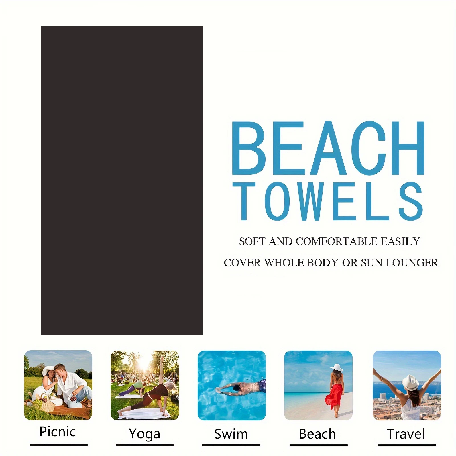 Toalla de playa personalizada con nombre toalla microfibra_voghion.com