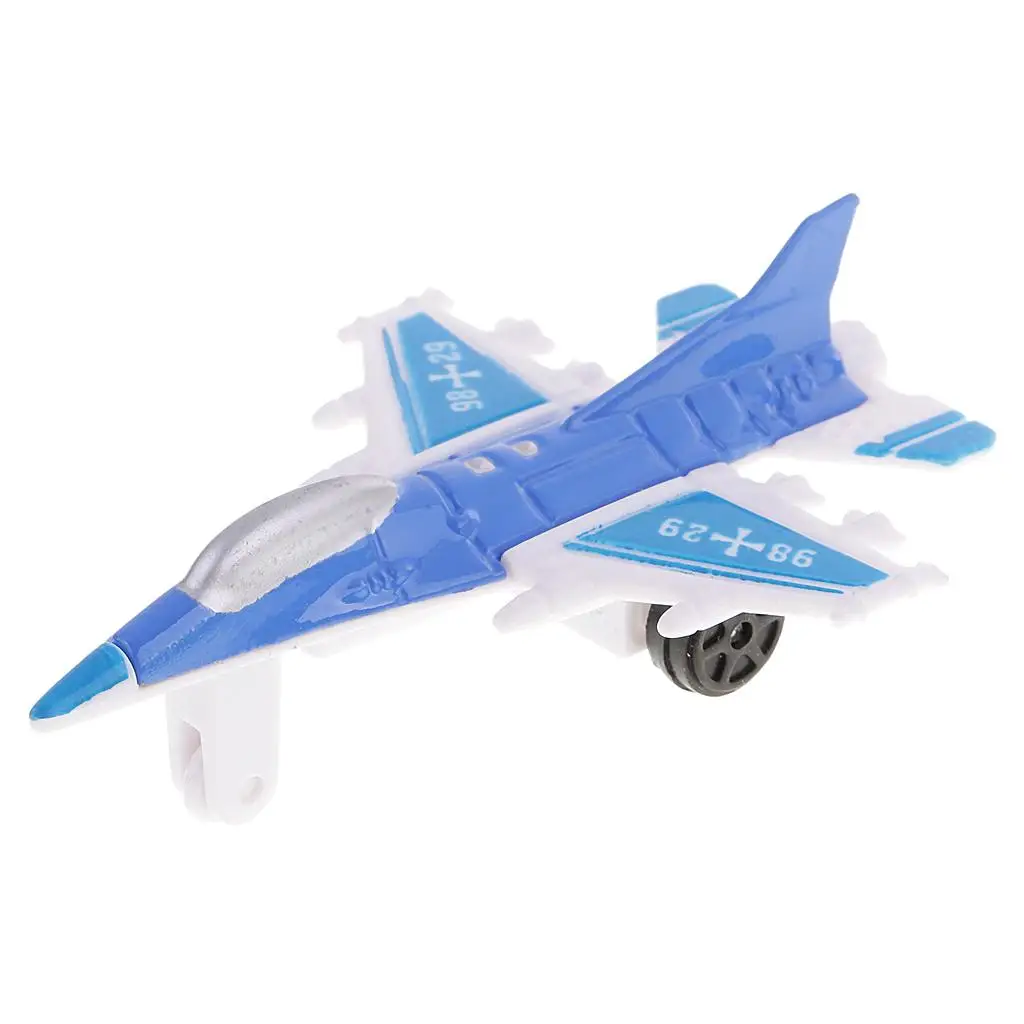 Jouets d'avion moulés sous pression pour enfants, chasseur assressenti, thème militaire, 4 pièces