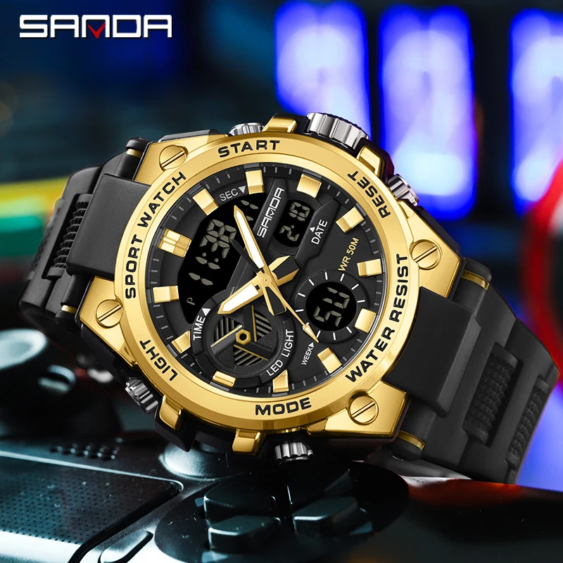 SANDA G‑Style Men Sports Watch - Luxury Watch G Shock review and price
