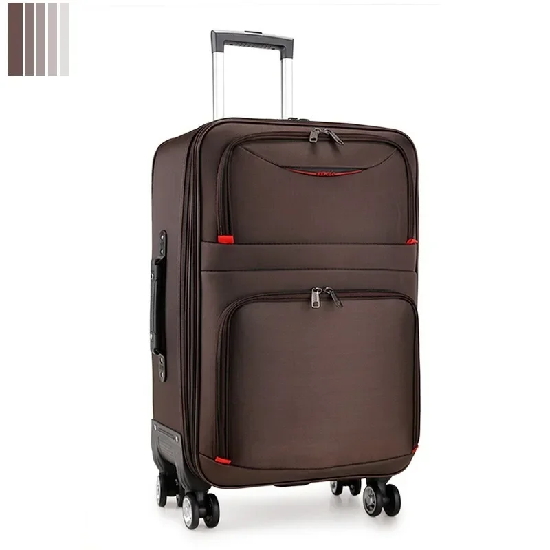Suitcase Universal Wheel Waterproof Luggage Carry-on Travel Bag Large Capacity Oxford Rolling Luggage Set Password Trolley Case